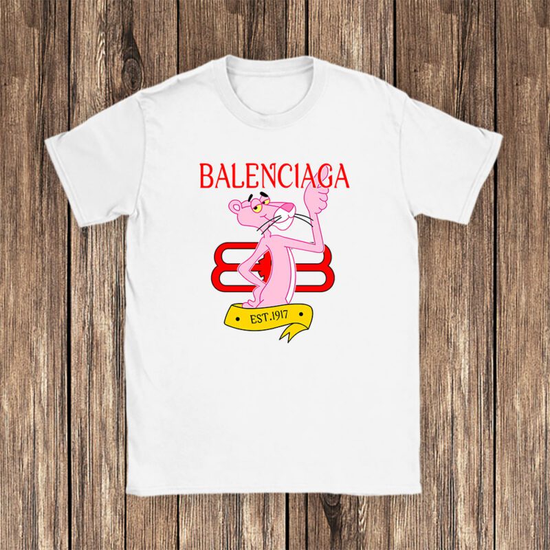 Pink Panther Balenciaga Unisex T Shirt Cotton Tee TAT8324 1