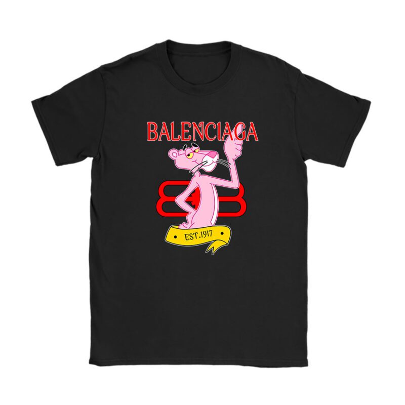 Pink Panther Balenciaga Unisex T-Shirt Cotton Tee TAT8324