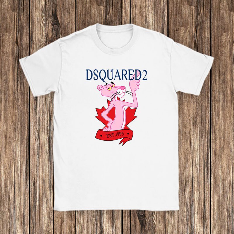 Pink Panther Dsquared2 Unisex T Shirt Cotton Tee TAT8328 1