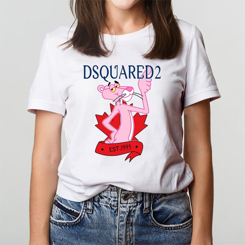 Pink Panther Dsquared2 Unisex T Shirt Cotton Tee TAT8328 3