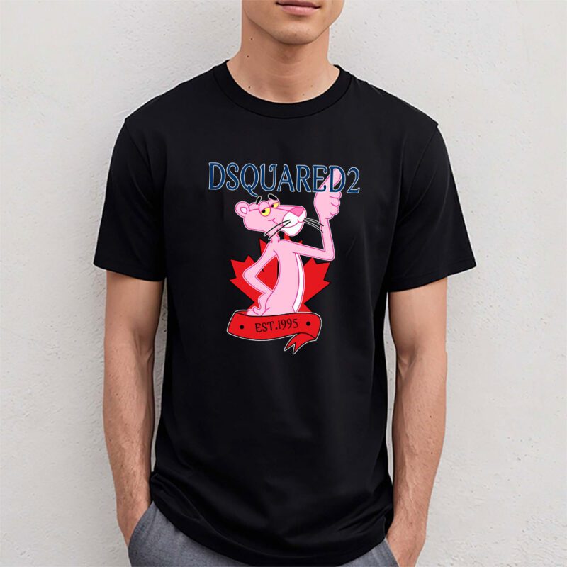 Pink Panther Dsquared2 Unisex T Shirt Cotton Tee TAT8328 4