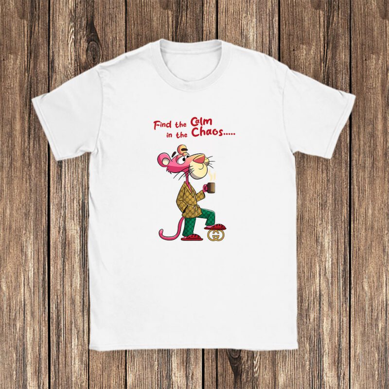 Pink Panther Gucci Unisex T Shirt Cotton Tee TAT7086 1