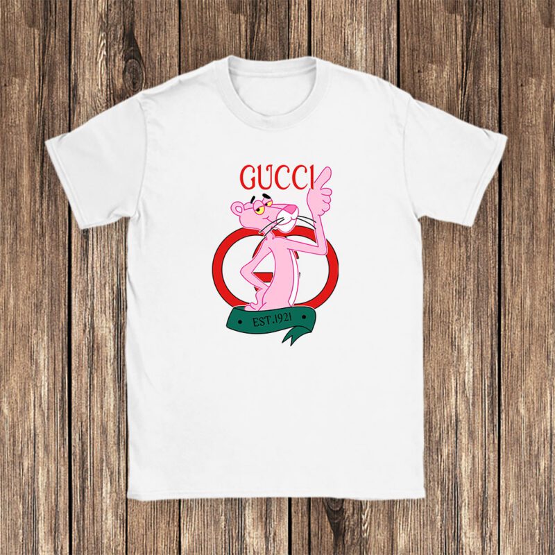 Pink Panther Gucci Unisex T Shirt Cotton Tee TAT8332 1