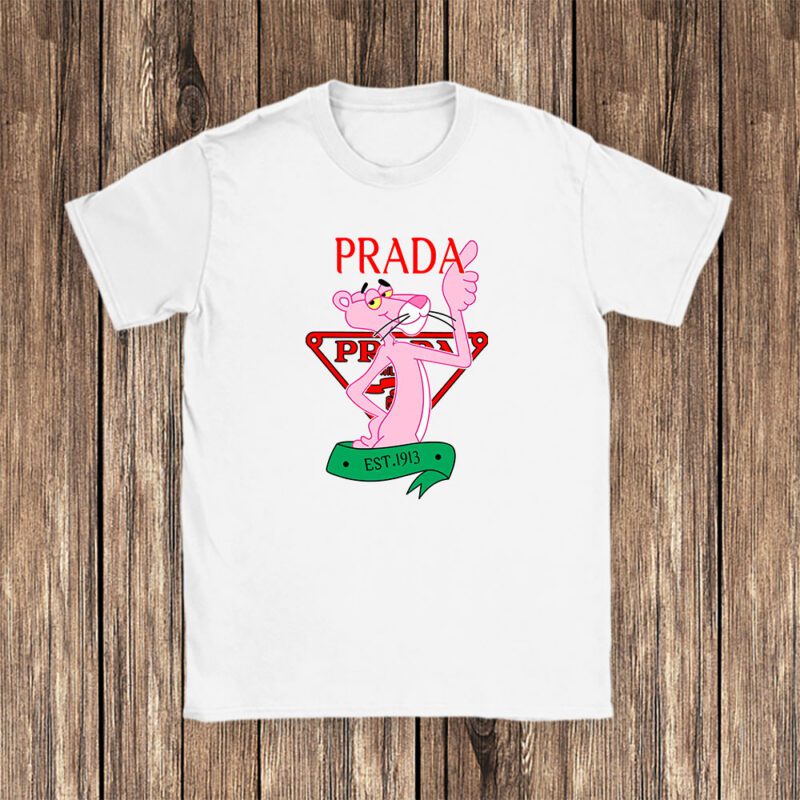 Pink Panther Prada Unisex T Shirt Cotton Tee TAT8336 1