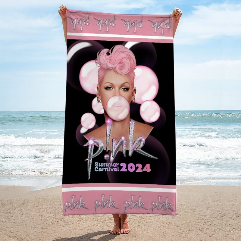 P!nk Rectangle Beach Towel WBT1031