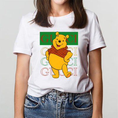 Pooh Bear Gucci Unisex T Shirt Cotton Tee TAT14338 3