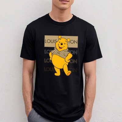 Pooh Bear Louis Vuitton Unisex T Shirt Cotton Tee TAT14339 4