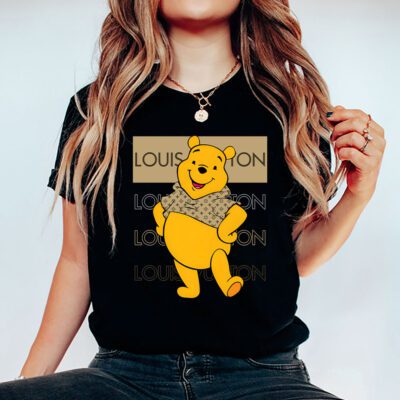 Pooh Bear Louis Vuitton Unisex T Shirt Cotton Tee TAT14339 5