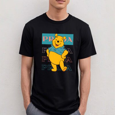 Pooh Bear Prada Unisex T Shirt Cotton Tee TAT14340 4