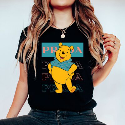 Pooh Bear Prada Unisex T Shirt Cotton Tee TAT14340 5