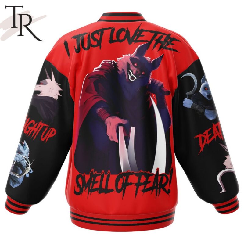 Puss In Boots Big Red Wolf I Just Love The Smell Offear Baseball Jacket TBJ1134 2