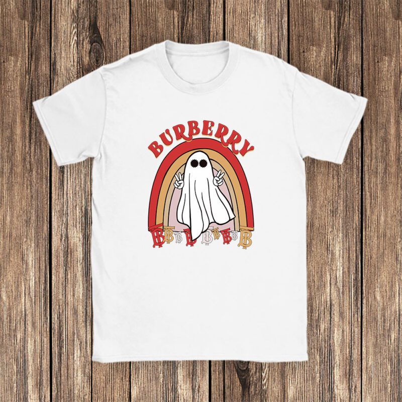 Retro Spooky Halloween Shirt Burberry Unisex T Shirt Cotton Tee TAT10127 1