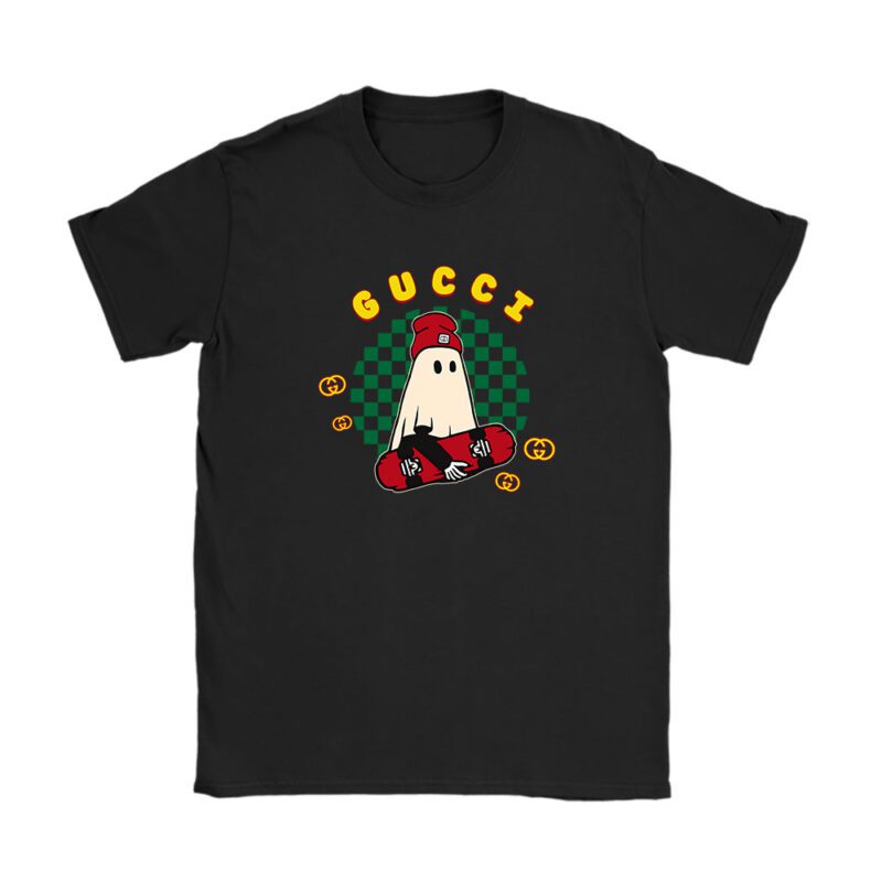 Retro Spooky Halloween Shirt Gucci Unisex T-Shirt Cotton Tee TAT10154