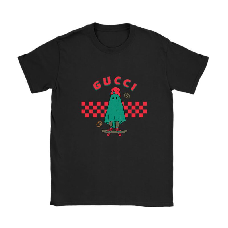 Retro Spooky Halloween Shirt Gucci Unisex T-Shirt Cotton Tee TAT10156