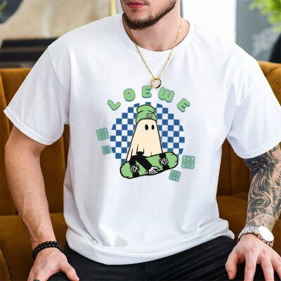 Retro Spooky Halloween Shirt Loewe Unisex T Shirt Cotton Tee TAT10163 2