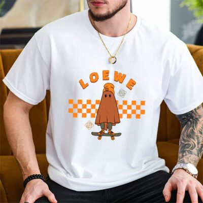Retro Spooky Halloween Shirt Loewe Unisex T Shirt Cotton Tee TAT10164 2