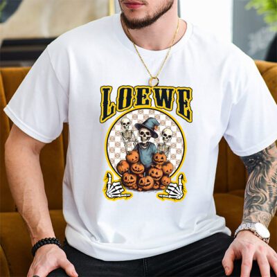 Retro Spooky Halloween Shirt Loewe Unisex T Shirt Cotton Tee TAT10165 2