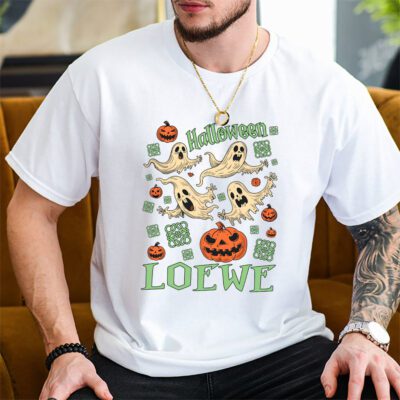 Retro Spooky Halloween Shirt Loewe Unisex T Shirt Cotton Tee TAT9303 2