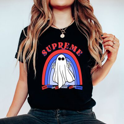Retro Spooky Halloween Shirt Supreme Unisex T Shirt Cotton Tee TAT10174 5
