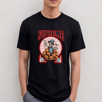 Retro Spooky Halloween Shirt Supreme Unisex T Shirt Cotton Tee TAT10177 4