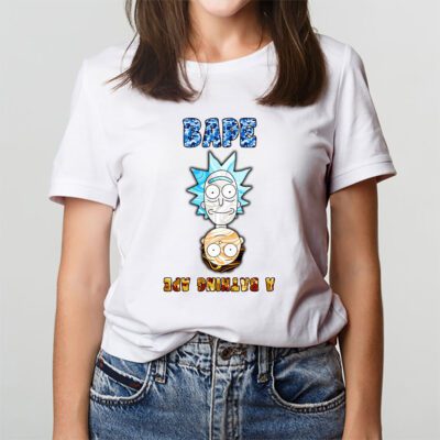 Rick And Morty Bape Unisex T Shirt TAT5551 3