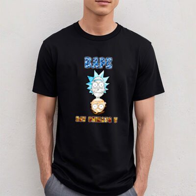 Rick And Morty Bape Unisex T Shirt TAT5551 4