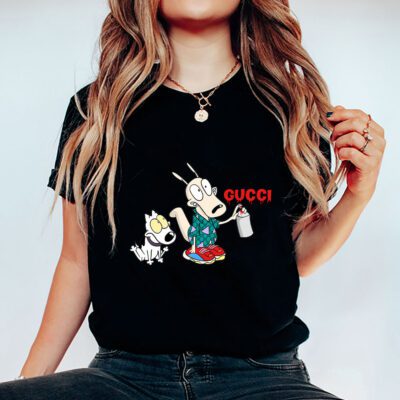 Rockos Modern Life Gucci Unisex T-Shirt Cotton Tee TAT7090 5 Rockos Modern Life Gucci Unisex T Shirt Cotton Tee TAT7090 5