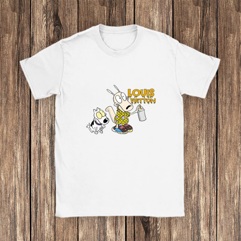 Rockos Modern Life Louis Vuitton Unisex T Shirt Cotton Tee TAT7091 1