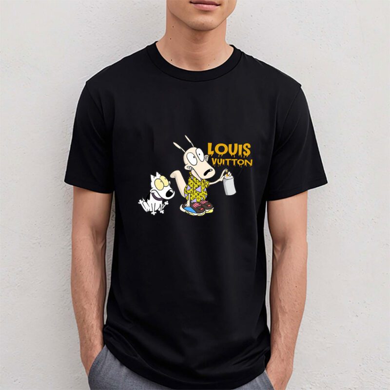Rockos Modern Life Louis Vuitton Unisex T Shirt Cotton Tee TAT7091 4