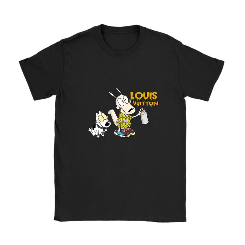 Rockos Modern Life Louis Vuitton Unisex T-Shirt Cotton Tee TAT7091