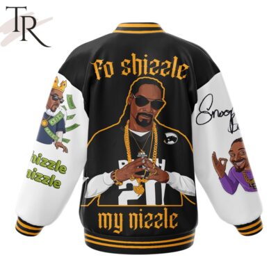 Snoop Dogg Fo' Shizzle My Nizzle Baseball Jacket TBJ1144 2 Snoop Dogg Fo Shizzle My Nizzle Baseball Jacket TBJ1144 2