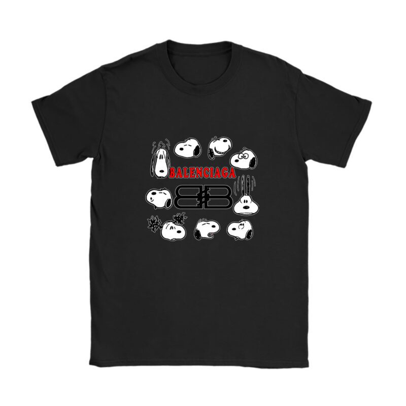 Snoopy Balenciaga Unisex T-Shirt Cotton Tee TAT7124