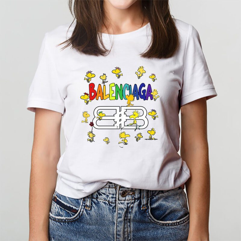 Snoopy Balenciaga Unisex T Shirt Cotton Tee TAT7631 3