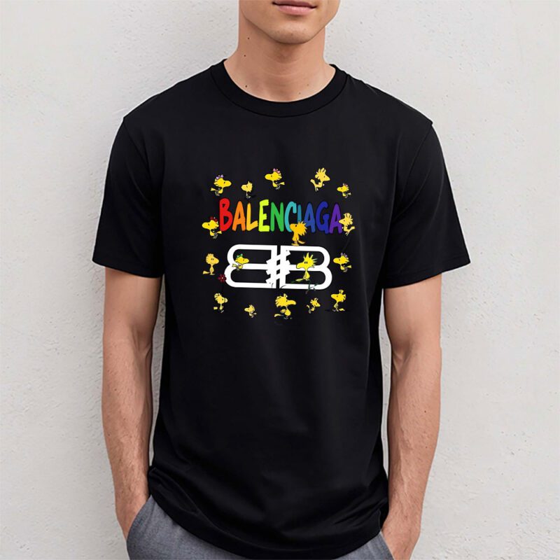 Snoopy Balenciaga Unisex T Shirt Cotton Tee TAT7631 4