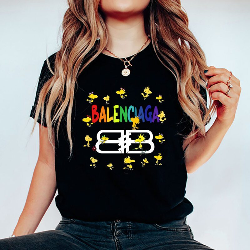 Snoopy Balenciaga Unisex T Shirt Cotton Tee TAT7631 5