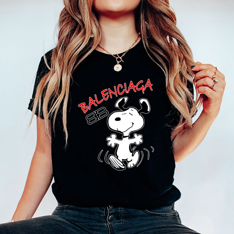 Snoopy Balenciaga Unisex T Shirt Cotton Tee TAT7633 5