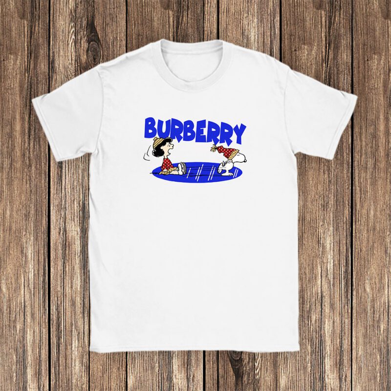 Snoopy Burberry Unisex T Shirt Cotton Tee TAT7113 1