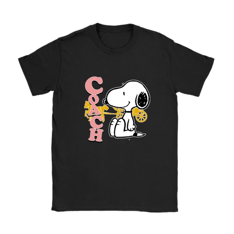 Snoopy Coach Unisex T-Shirt Cotton Tee TAT7143