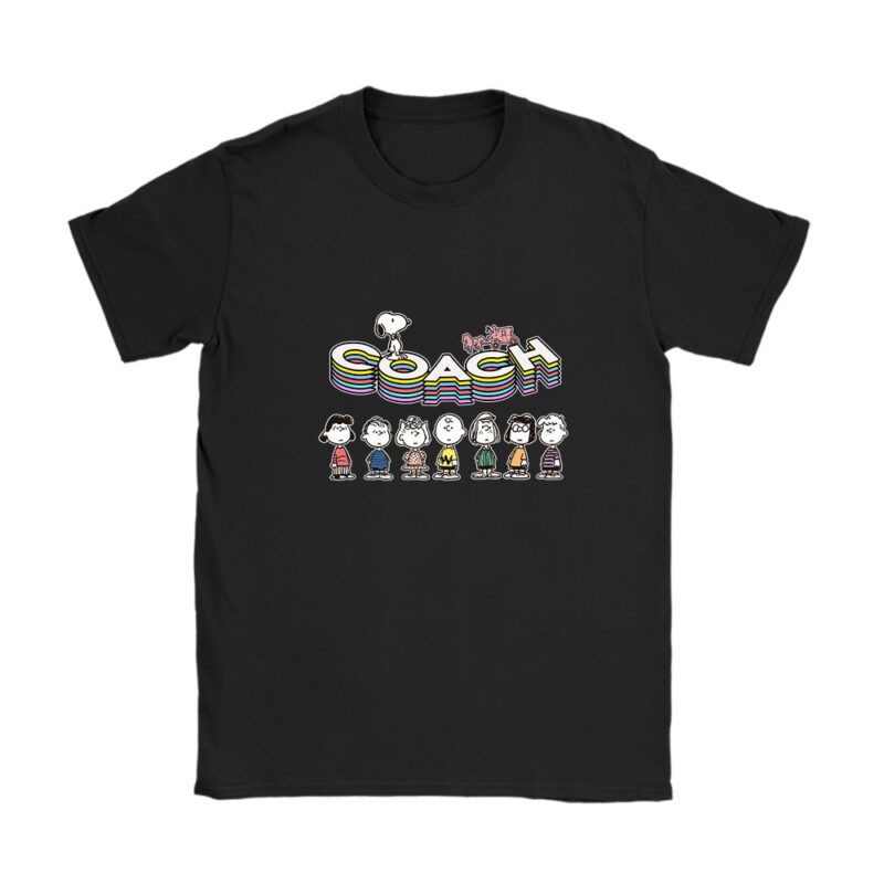 Snoopy Coach Unisex T-Shirt Cotton Tee TAT7145