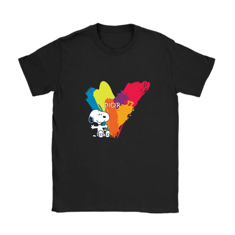 Snoopy Dior Unisex T-Shirt Cotton Tee TAT7182
