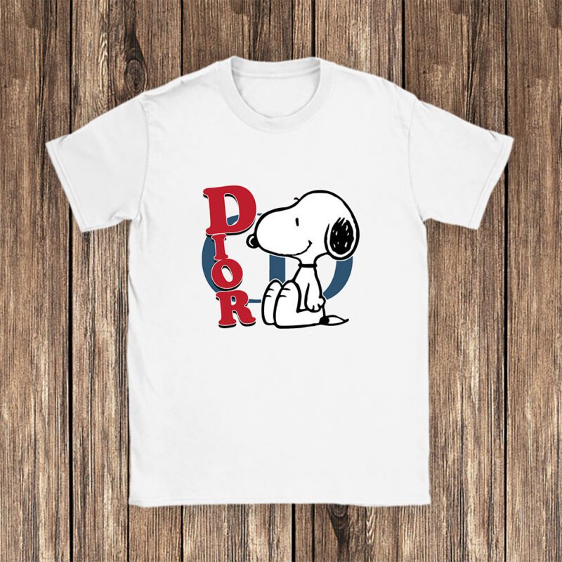 Snoopy Dior Unisex T Shirt Cotton Tee TAT7187 1
