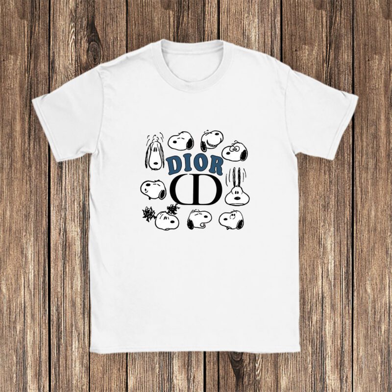 Snoopy Dior Unisex T Shirt Cotton Tee TAT7193 1