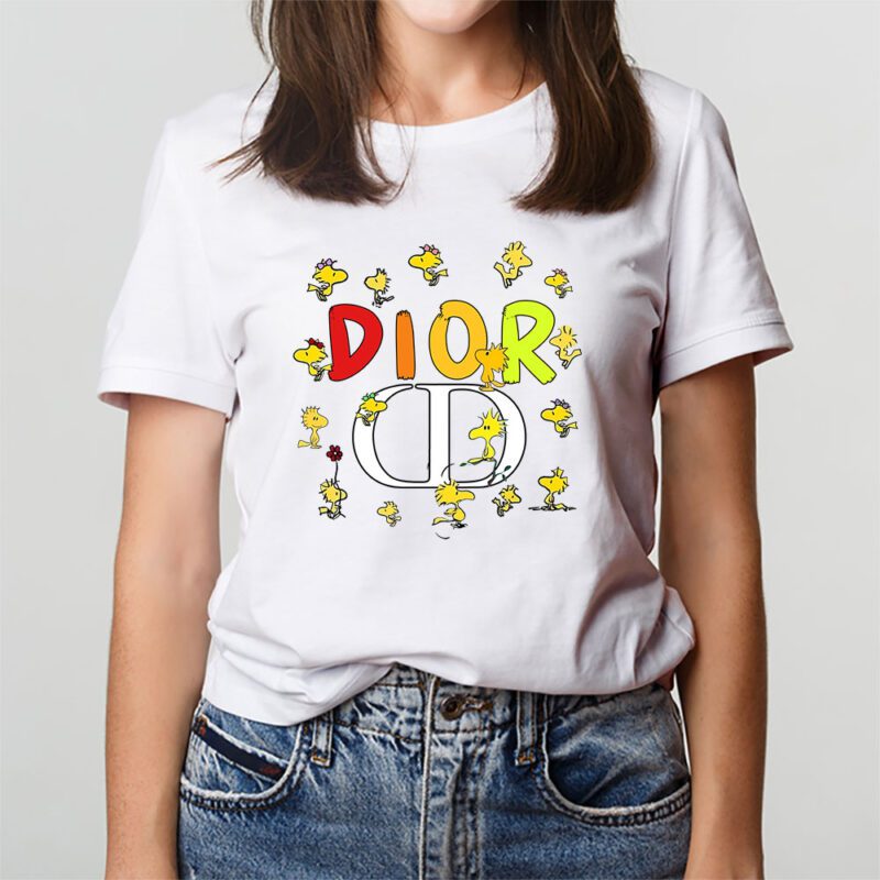 Snoopy Dior Unisex T Shirt Cotton Tee TAT7648 3