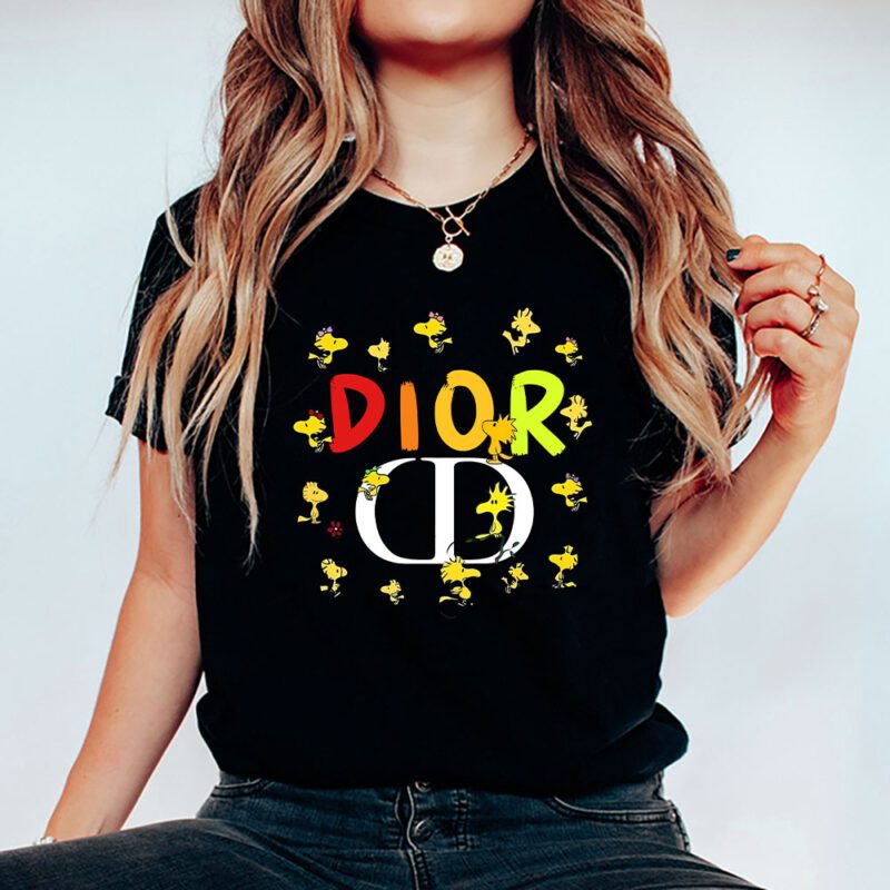 Snoopy Dior Unisex T Shirt Cotton Tee TAT7648 5