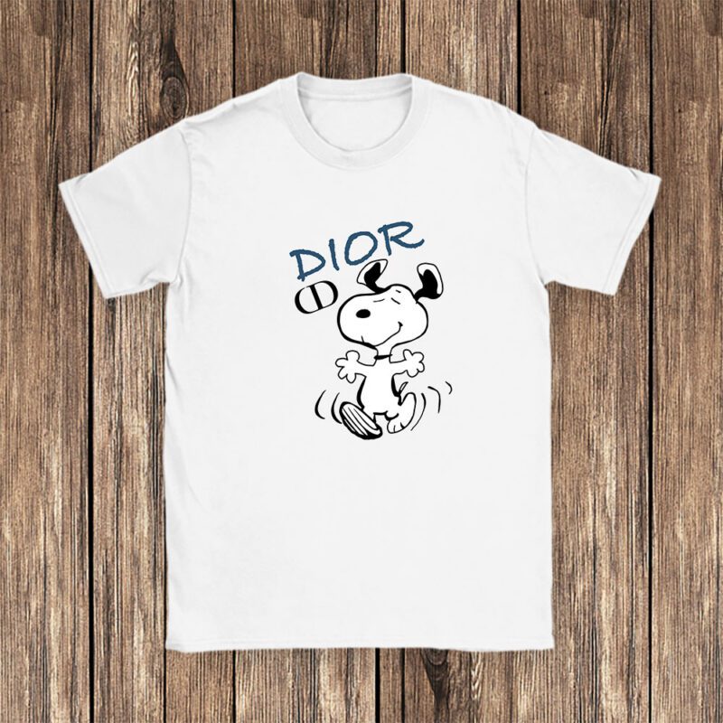 Snoopy Dior Unisex T Shirt Cotton Tee TAT7650 1