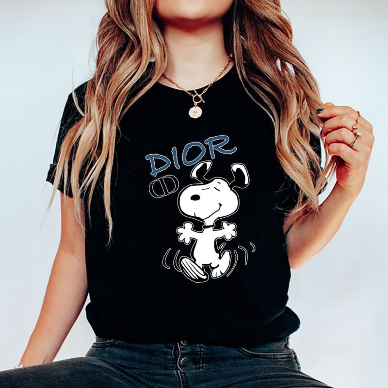 Snoopy Dior Unisex T Shirt Cotton Tee TAT7650 5