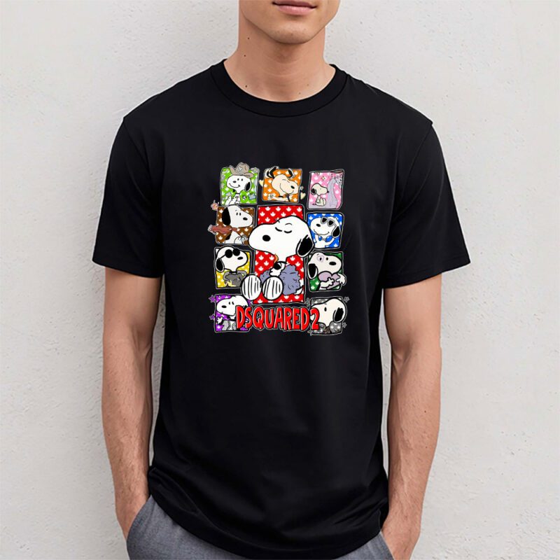 Snoopy Dsquared2 Unisex T Shirt Cotton Tee TAT7184 4