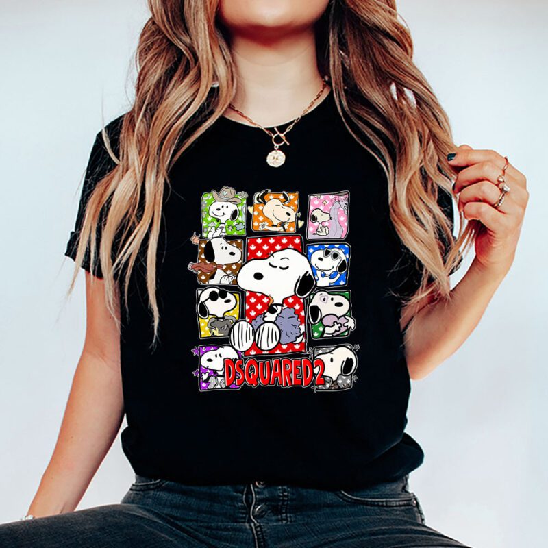 Snoopy Dsquared2 Unisex T Shirt Cotton Tee TAT7184 5