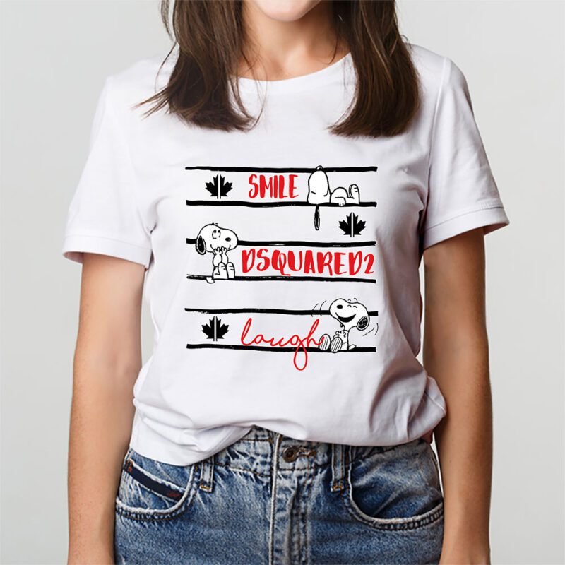 Snoopy Dsquared2 Unisex T Shirt Cotton Tee TAT7188 3