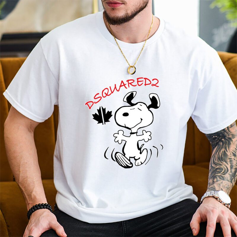 Snoopy Dsquared2 Unisex T Shirt Cotton Tee TAT7649 2